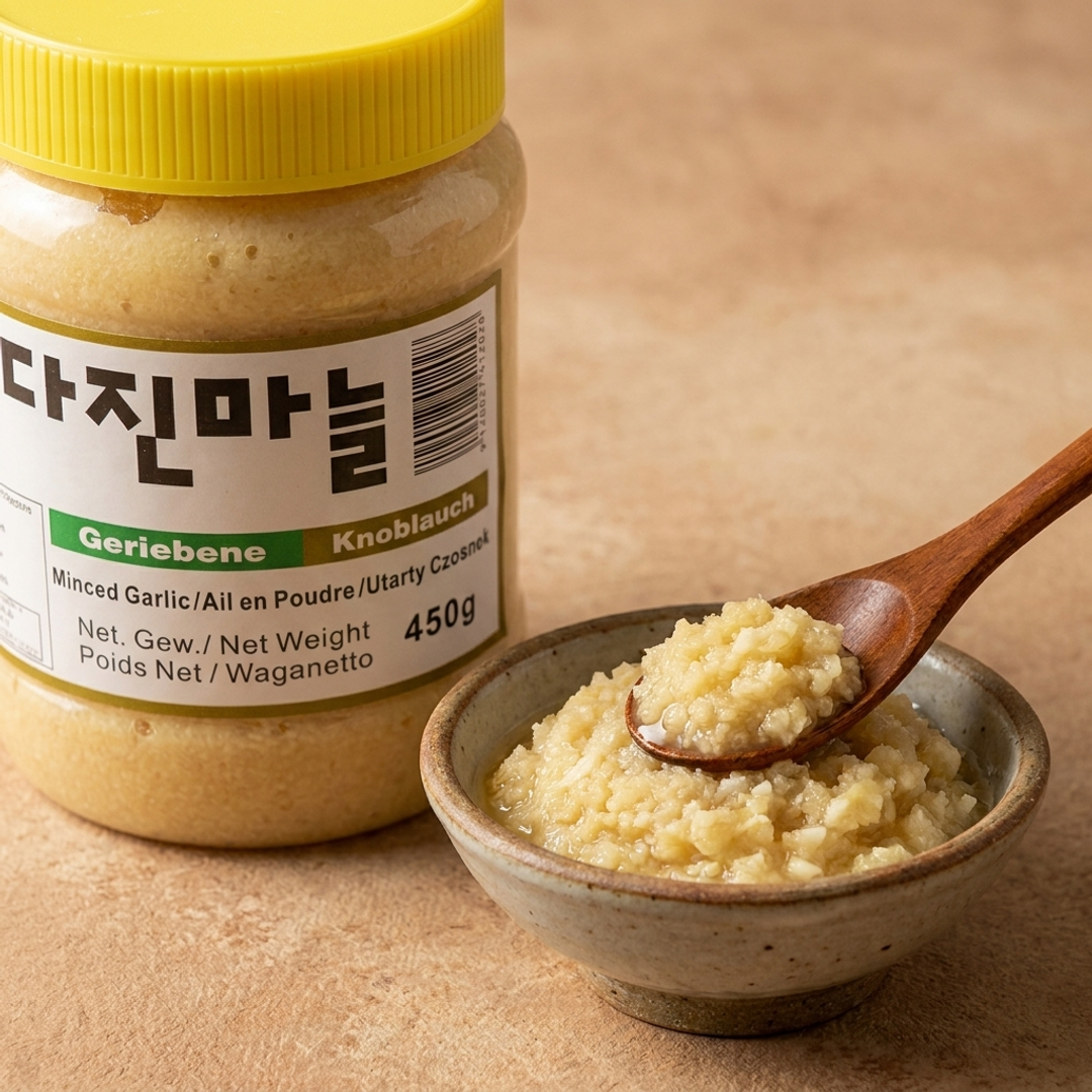 Pungnyeon Authentic Korean Frozen Minced Garlic 450g