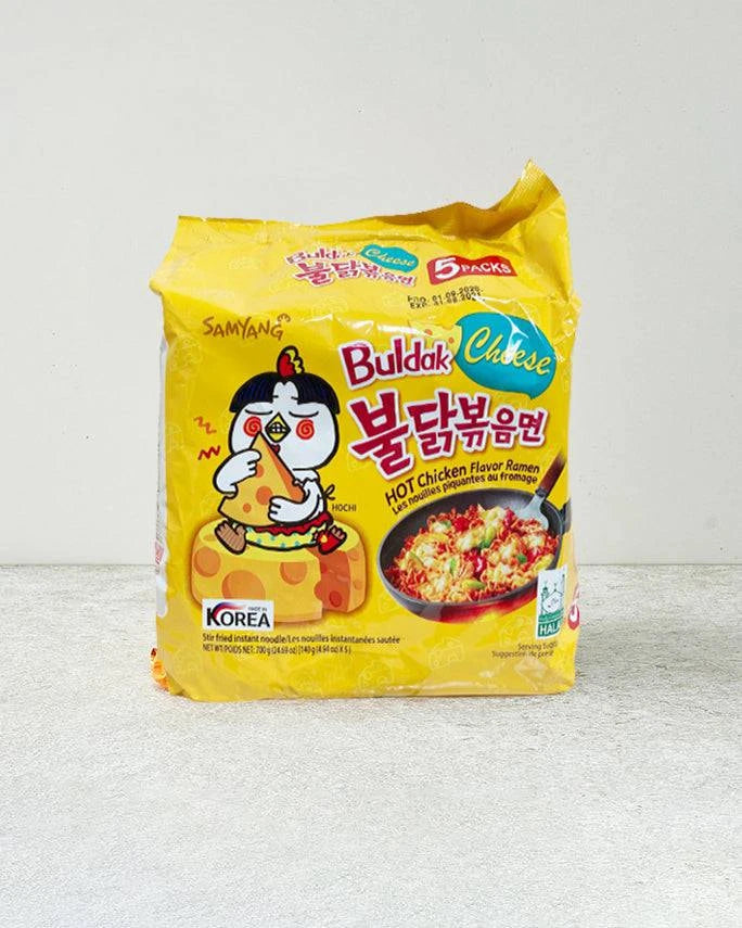 삼양 치즈불닭볶음면 멀티팩 (5개입) - DotAsia :: 유럽 최대 아시아 식품 온라인몰 | 한국 K-Food ·일본·중국 식품 전문