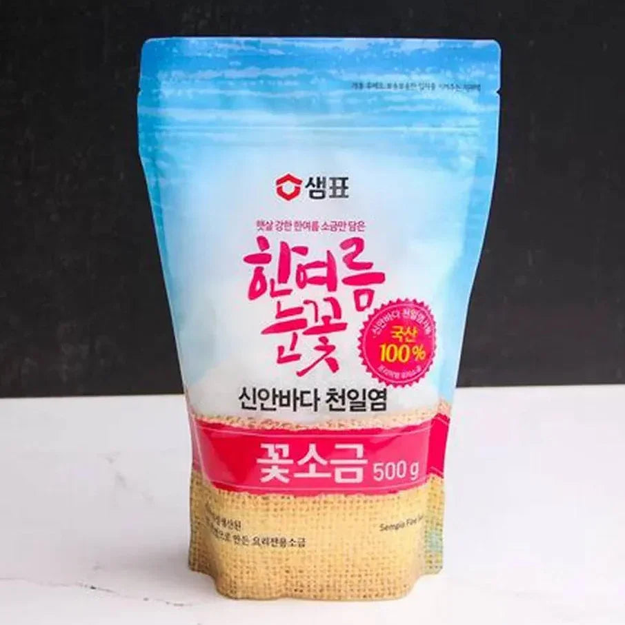 샘표 한여름눈꽃 천일염 꽃소금 500g - DotAsia