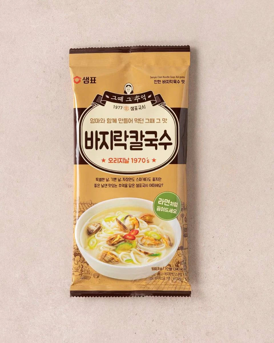 샘표 바지락칼국수 100.3g - DotAsia :: 유럽 최대 아시아 식품 온라인몰 | 한국 K-Food ·일본·중국 식품 전문