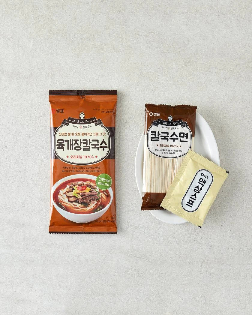 샘표 육개장칼국수 125g - DotAsia :: 유럽 최대 아시아 식품 온라인몰 | 한국 K-Food ·일본·중국 식품 전문