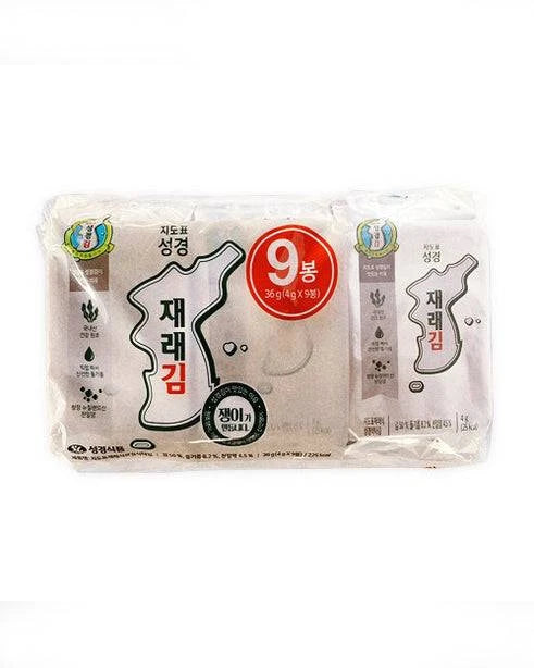 지도표 성경 재래김 4g*9개입 - DotAsia :: 유럽 최대 아시아 식품 온라인몰 | 한국 K-Food ·일본·중국 식품 전문