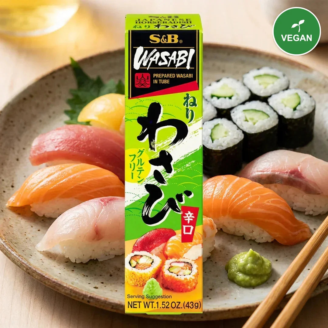 S&B Wasabi Paste 43g - Vegan