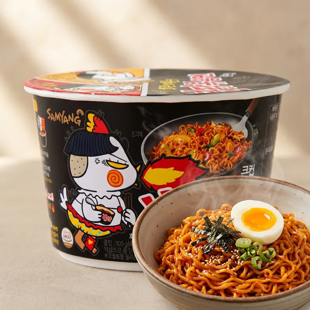 Samyang Buldak Spicy Chicken Stir-Fried Noodles Big Cup 105g