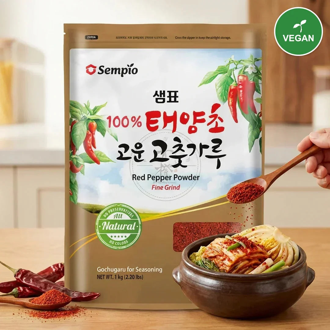 Sempio 100% Sun-Dried Fine Chili Powder 500g - Vegan