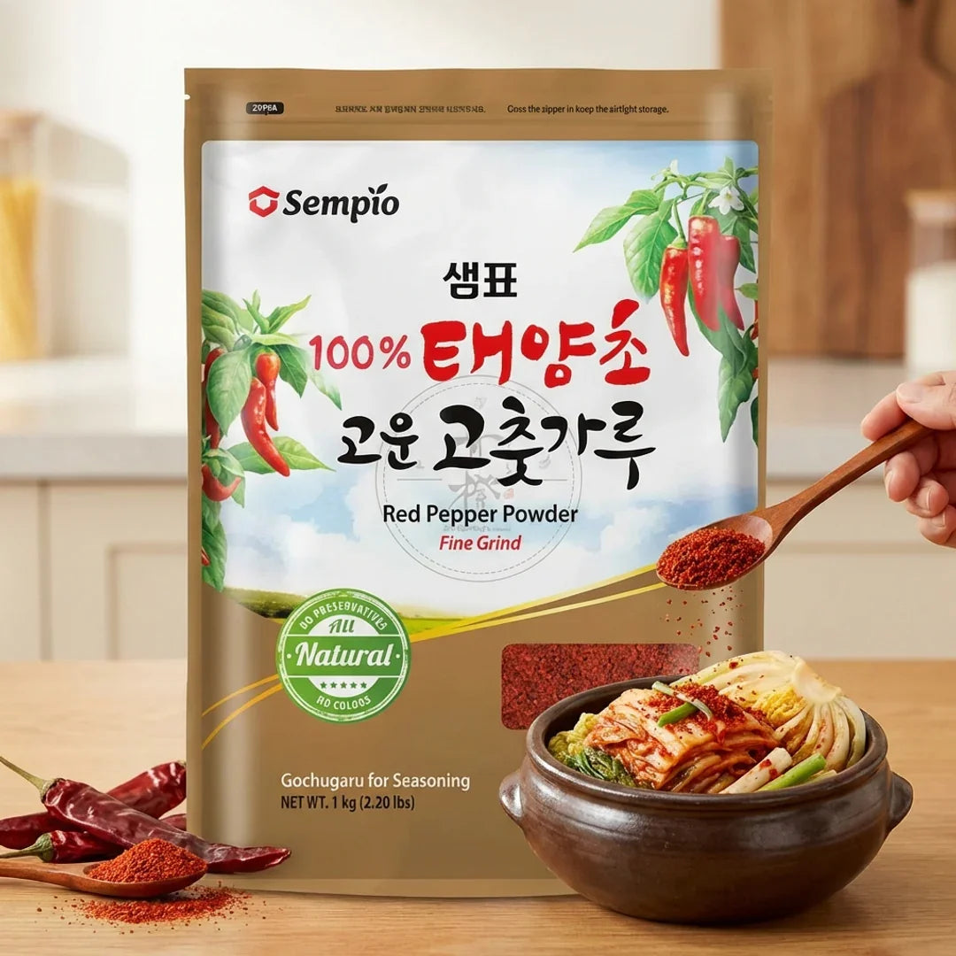 Sempio 100% Sun-Dried Fine Chili Powder 500g