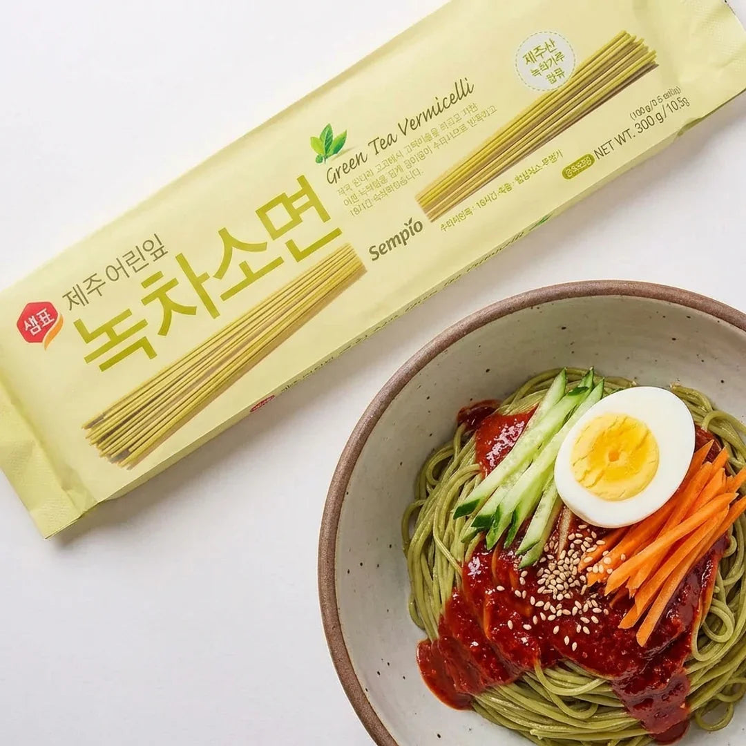 Sempio Jeju Young Leaf Green Tea Somen 300g