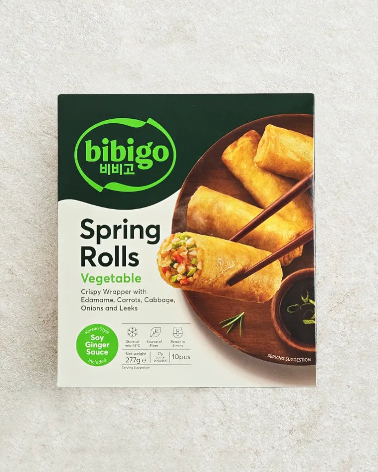 Bibigo सब्जी स्प्रिंग रोल 250g - जमा हुआ