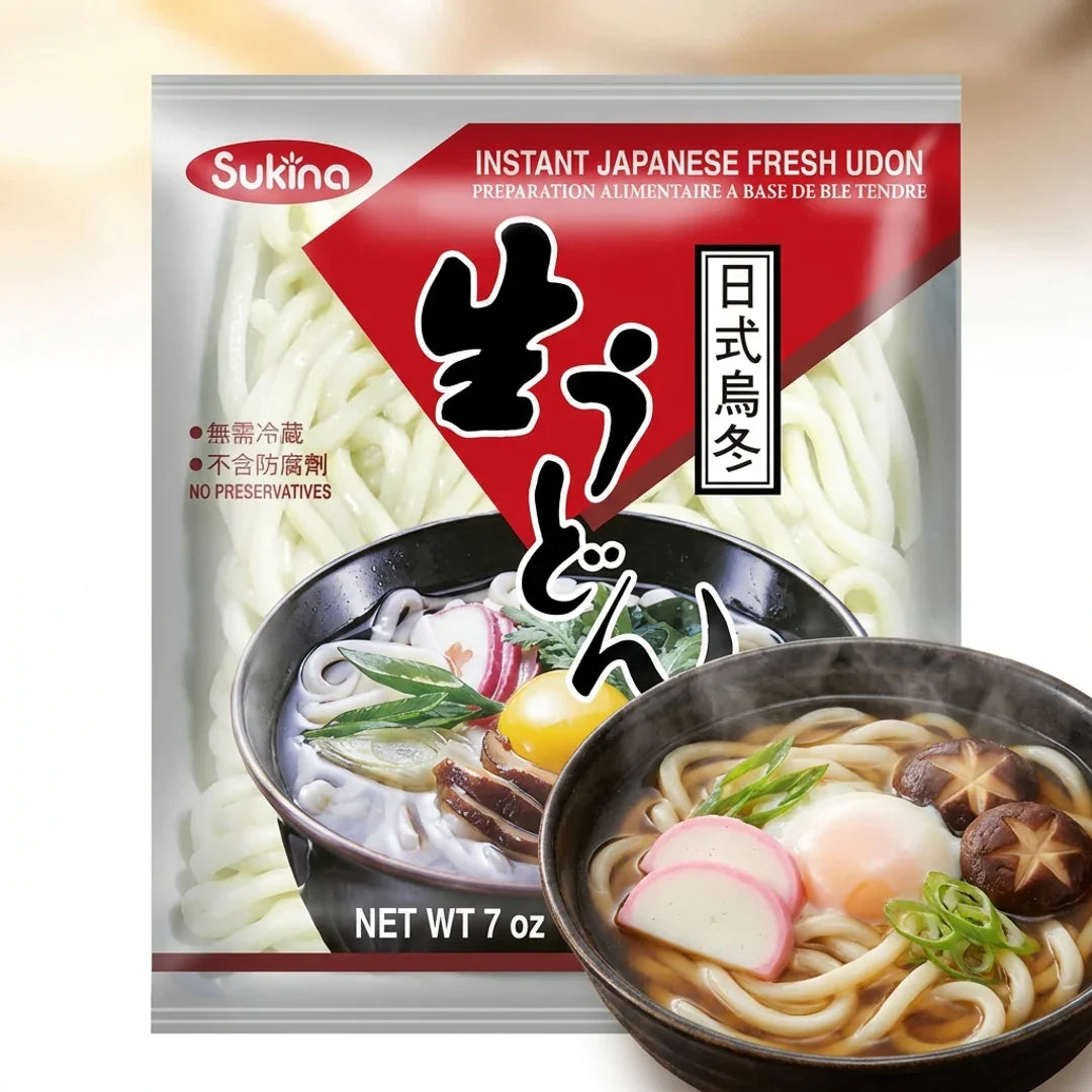 Sukina Room Temperature Udon Noodles 200g