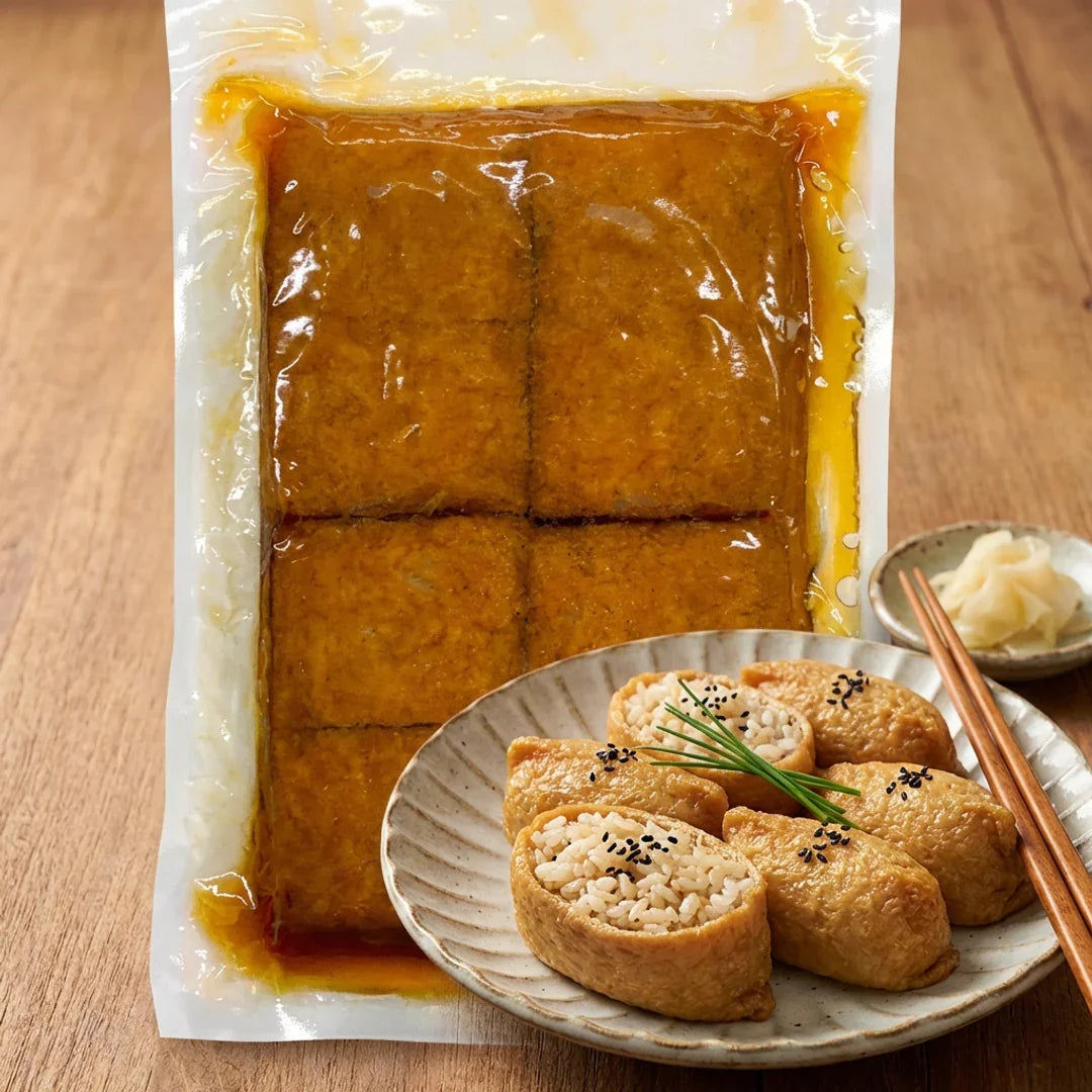 Tomioka Inari Tofu Pockets 1kg (40 pieces) - Frozen