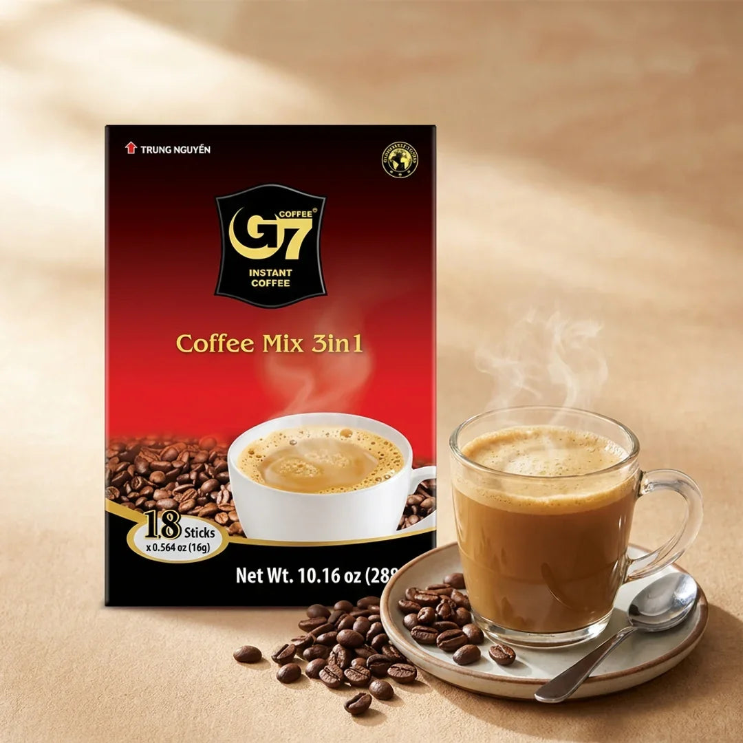 Vietnamese G7 3-in-1 Instant Coffee Mix (18 sachets)