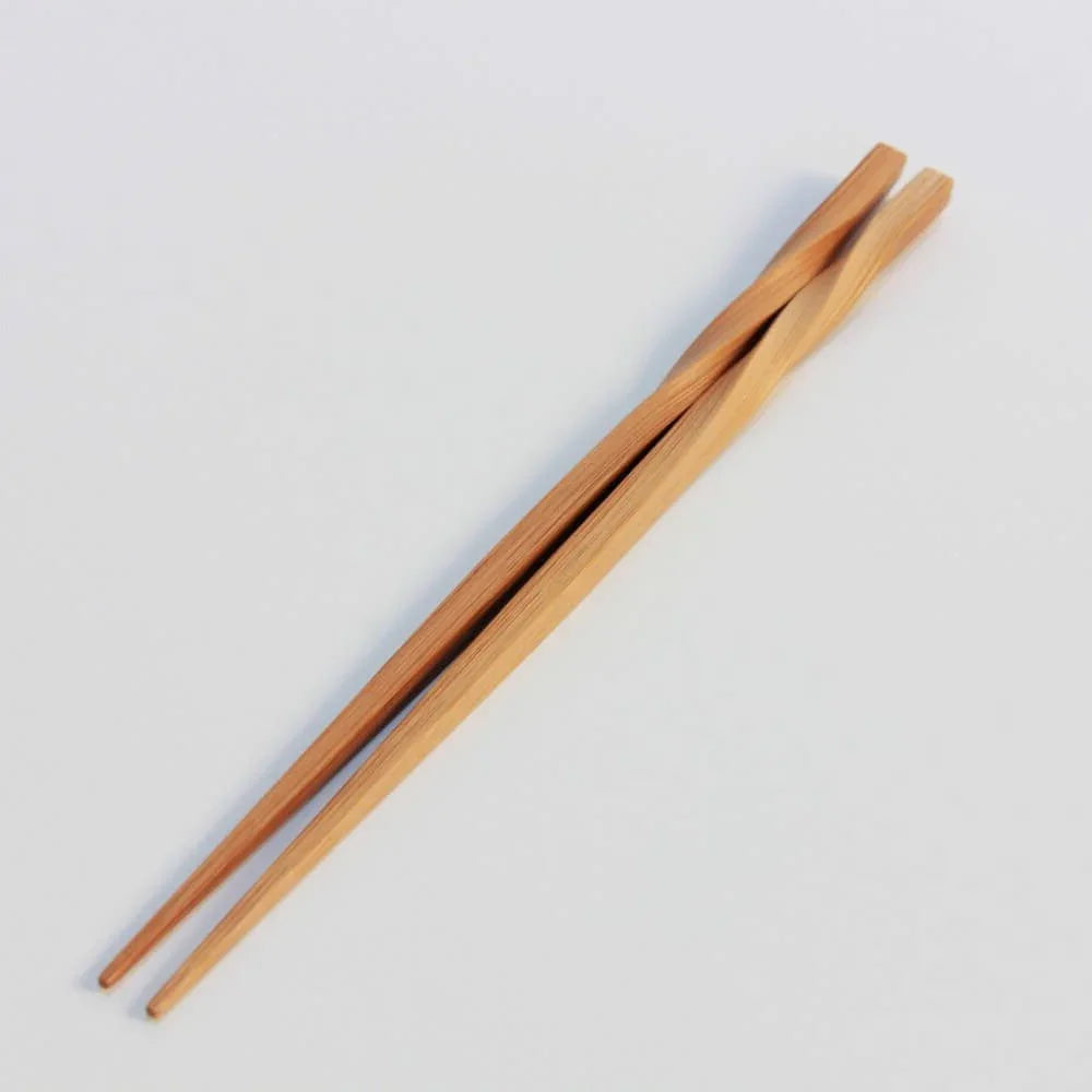 ShineFarm Bamboo Twisted Chopsticks 5-Pack 1 - DotAsia