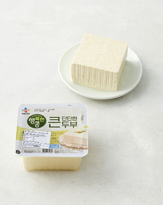 CJ 행복한 큰두부 520g - 냉장 - DotAsia :: 유럽 최대 아시아 식품 온라인몰 | 한국 K-Food ·일본·중국 식품 전문