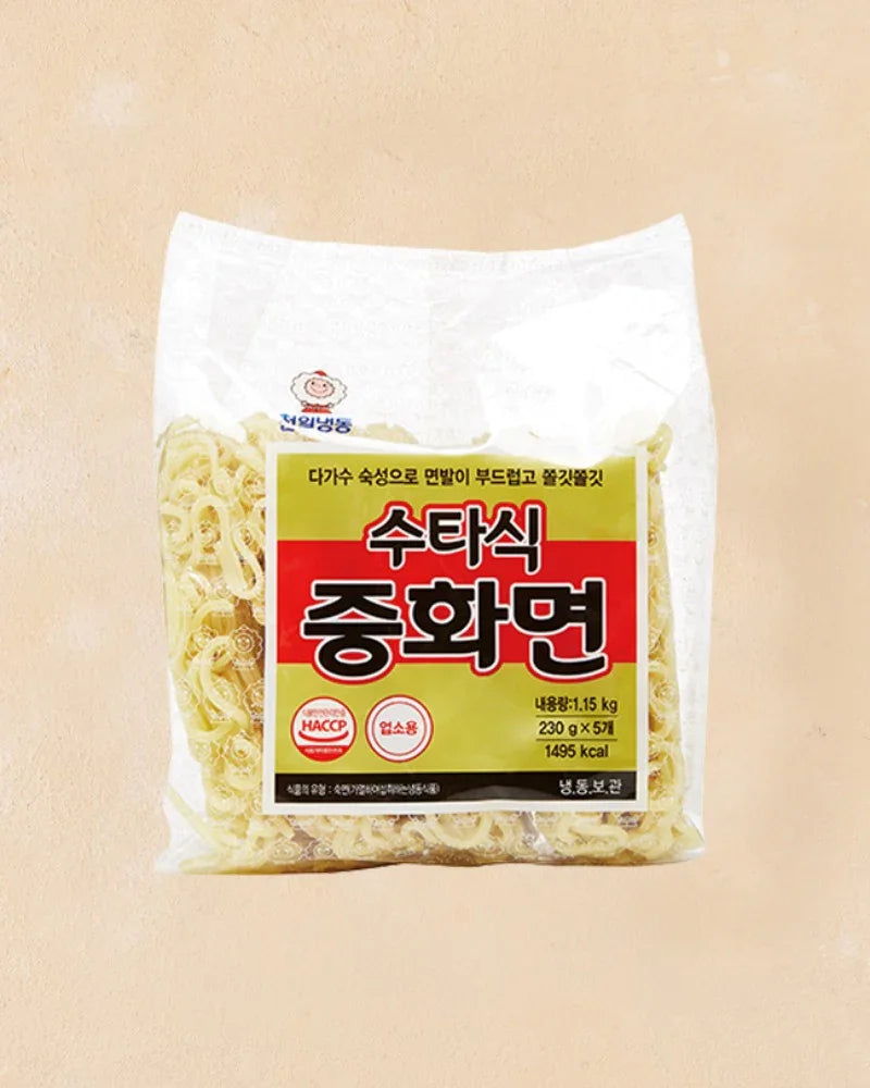 Cheonil Chinese Noodles 1.15kg 5-Pack - DotAsia
