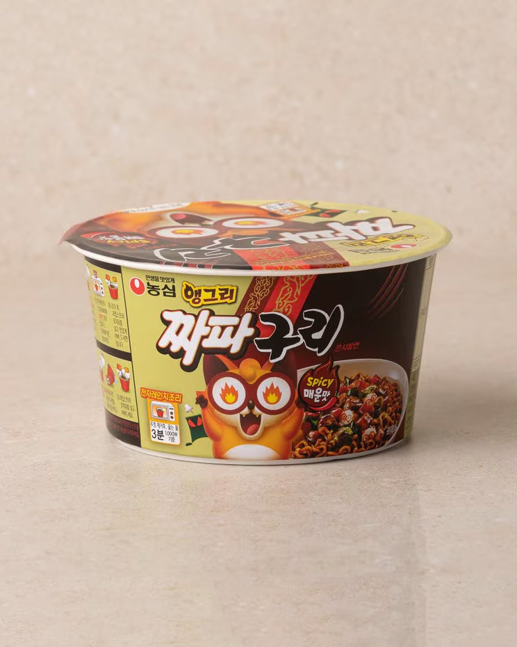 농심 앵그리짜파구리 큰사발 108g - DotAsia :: 유럽 최대 아시아 식품 온라인몰 | 한국 K-Food ·일본·중국 식품 전문