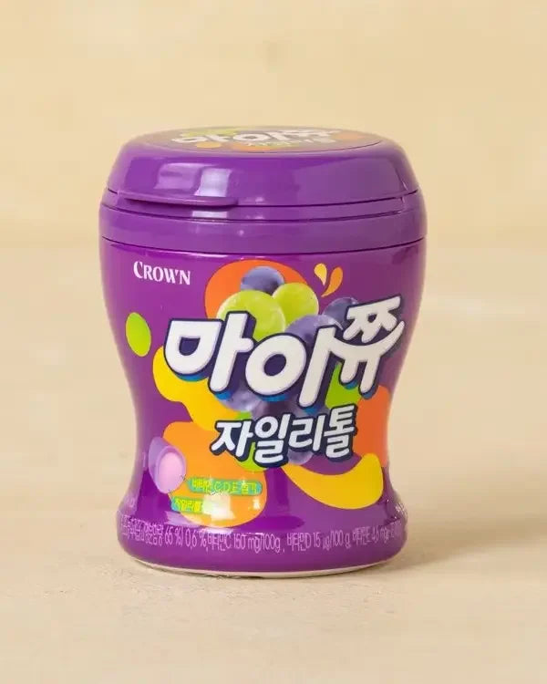Crown Maichu Xylitol Grape 110g - DotAsia