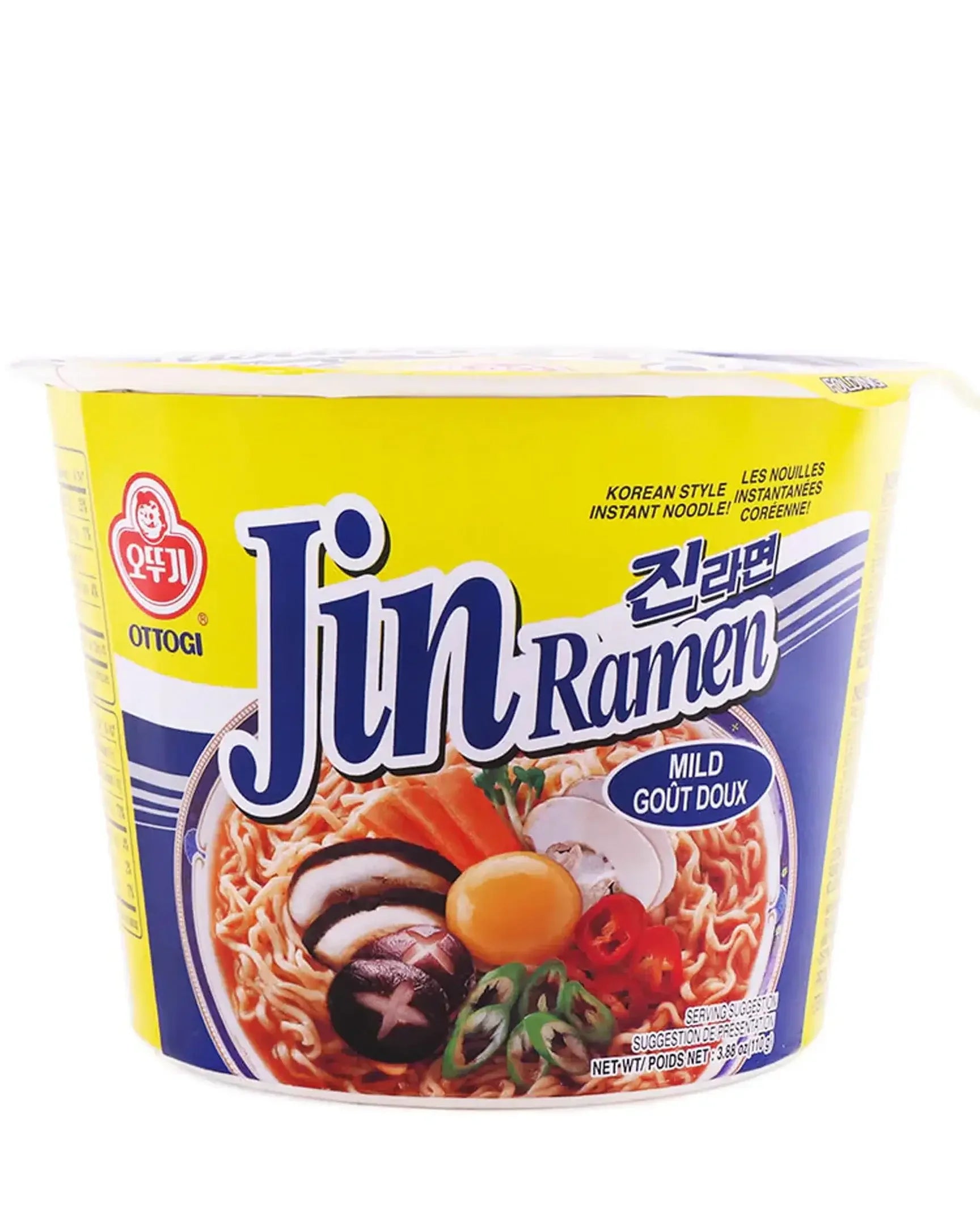 오뚜기 진라면 순한맛 큰컵 110g - DotAsia