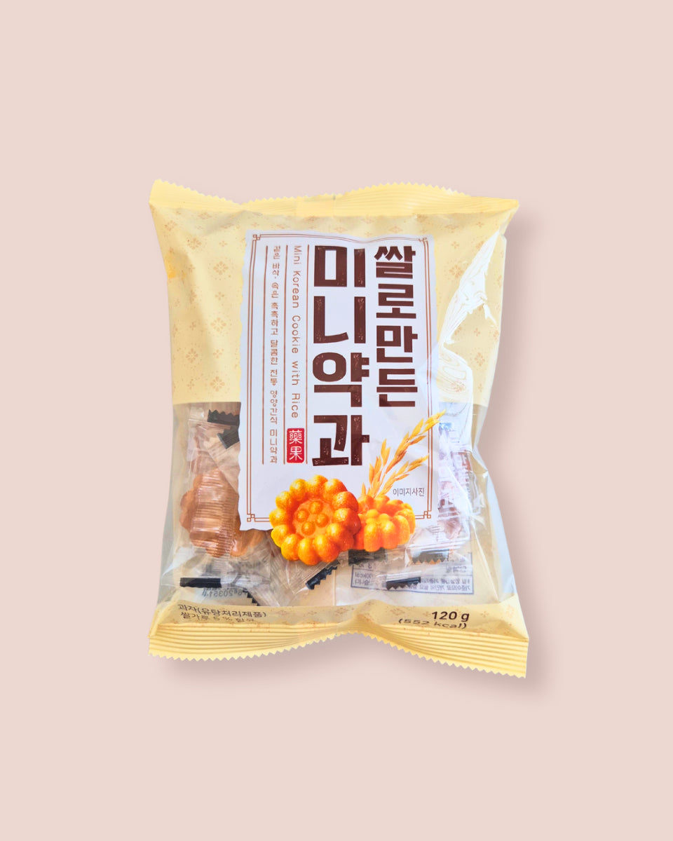 아씨 쌀로만든 미니약과 120g - 냉장 - DotAsia :: 유럽 최대 아시아 식품 온라인몰 | 한국 K-Food ·일본·중국 식품 전문