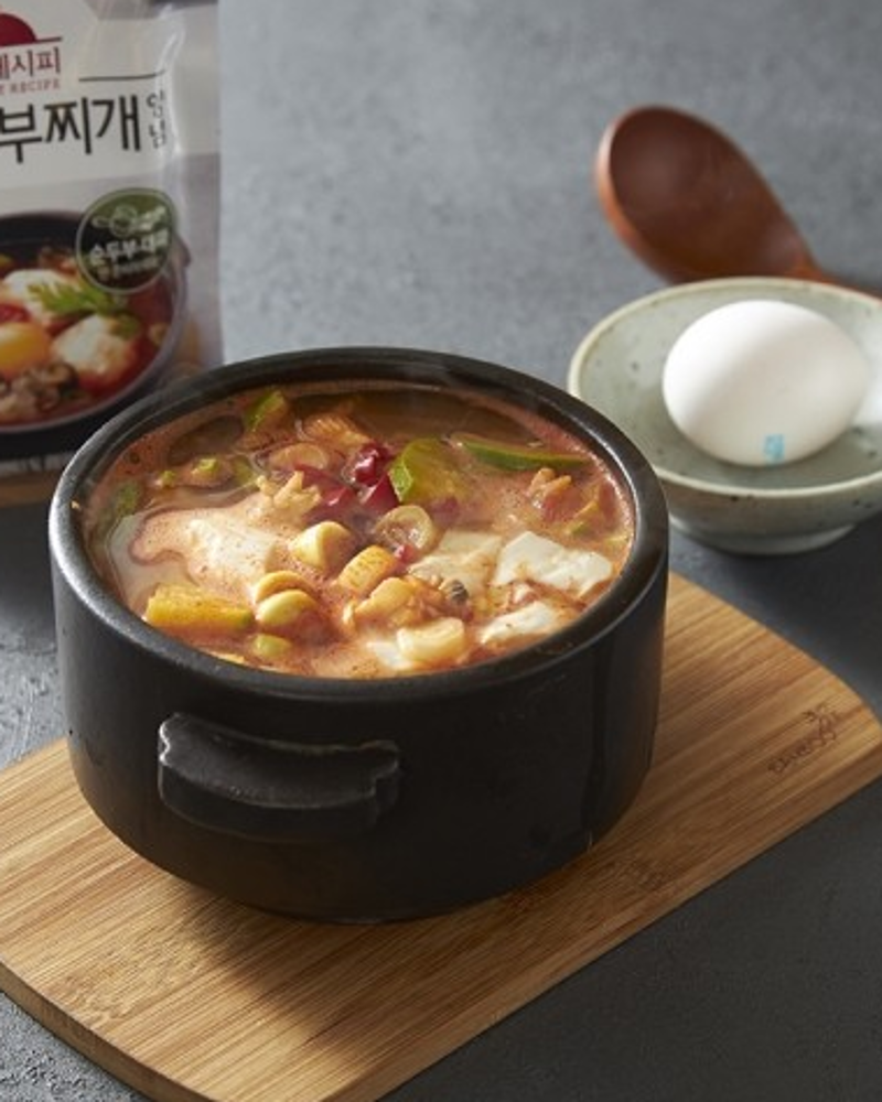 청정원 고메레시피 순두부찌개양념 140g - DotAsia :: 유럽 최대 아시아 식품 온라인몰 | 한국 K-Food ·일본·중국 식품 전문