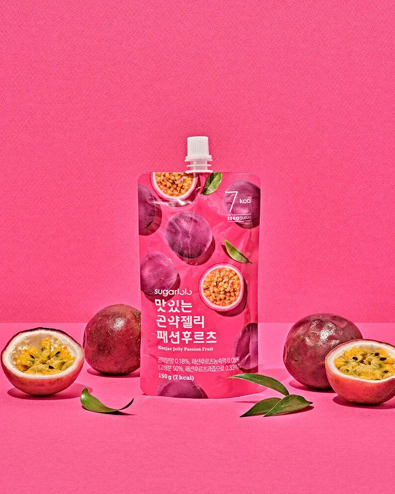 Sugaroro Konjac Jelly Passion Fruit 150g - DotAsia