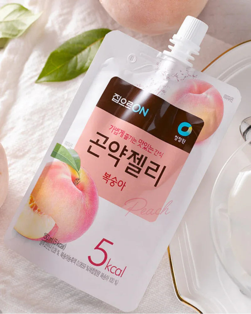 Chungjungone Konjac Jelly Peach 150g - DotAsia