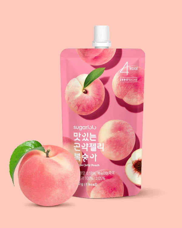 Sugaroro Konjac Jelly Peach 150ml - DotAsia