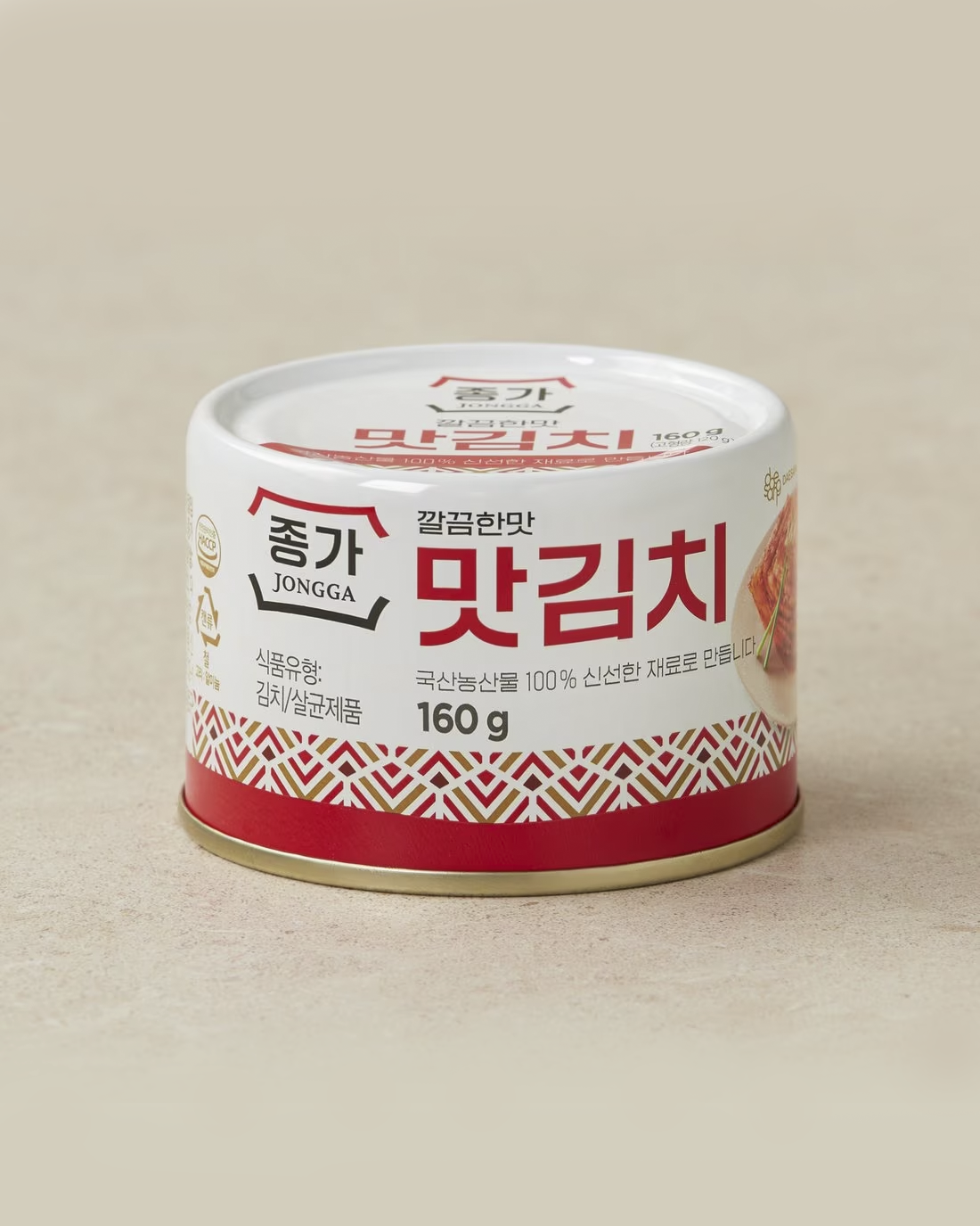 종가집 맛김치 캔 160g - DotAsia :: 유럽 최대 아시아 식품 온라인몰 | 한국 K-Food ·일본·중국 식품 전문