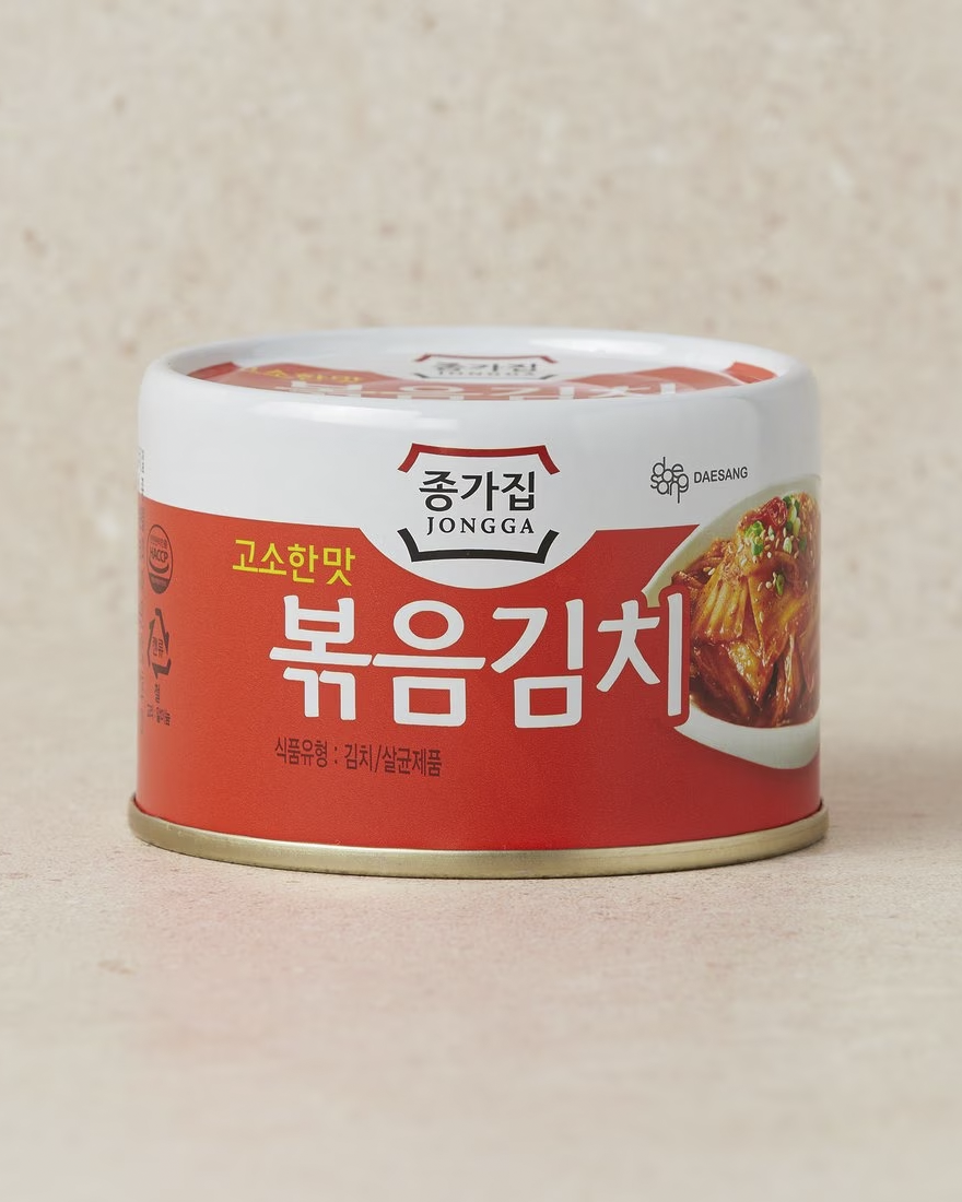 종가집 볶음김치 캔 160g - DotAsia :: 유럽 최대 아시아 식품 온라인몰 | 한국 K-Food ·일본·중국 식품 전문
