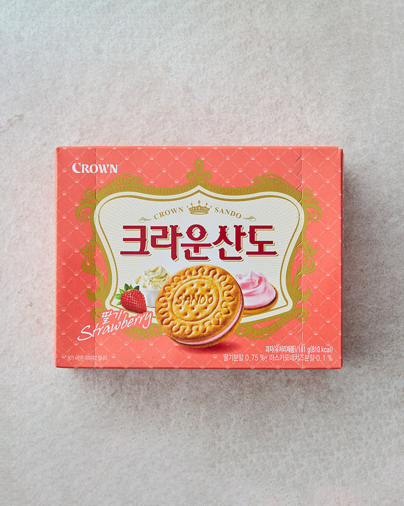 크라운산도 딸기맛 161g - DotAsia :: 유럽 최대 아시아 식품 온라인몰 | 한국 K-Food ·일본·중국 식품 전문