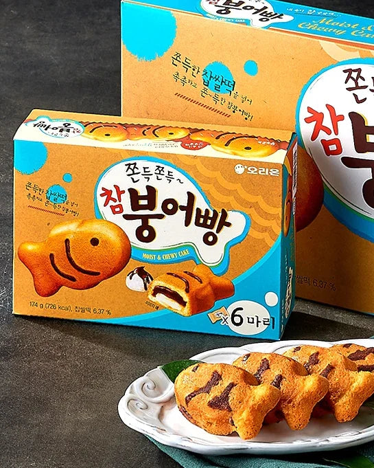 Orion Real Fish-Shaped Pastry 174g (6 pieces) - DotAsia