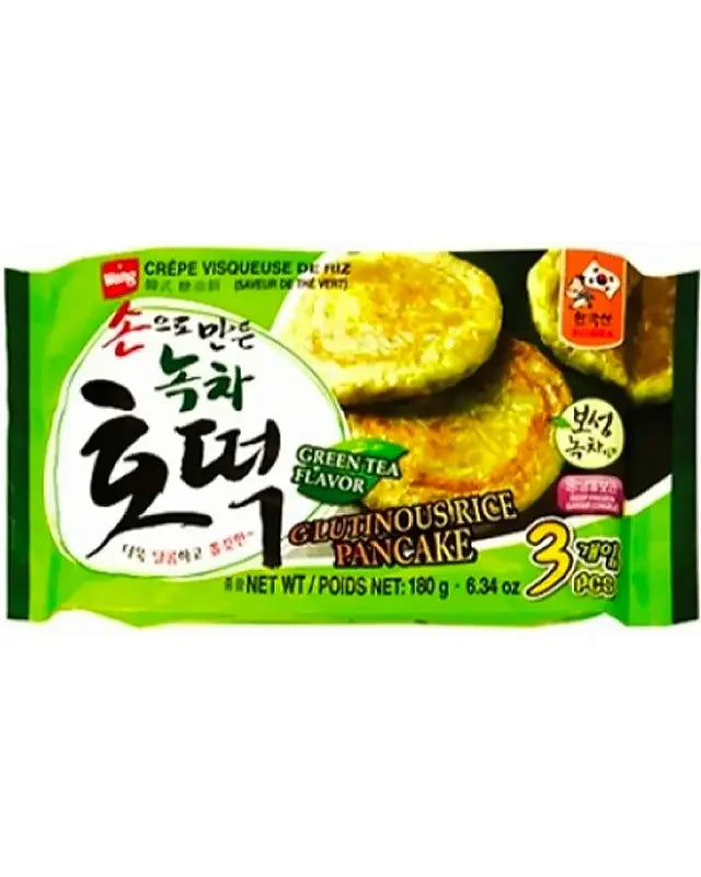 왕 녹차 찹쌀호떡 180g (3개입) - 냉동 - DotAsia