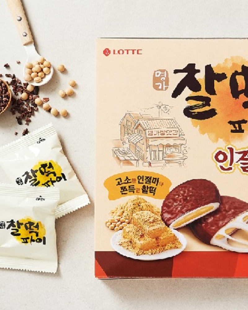 롯데 찰떡파이 인절미 180g (6개입) - DotAsia :: 유럽 최대 아시아 식품 온라인몰 | 한국 K-Food ·일본·중국 식품 전문