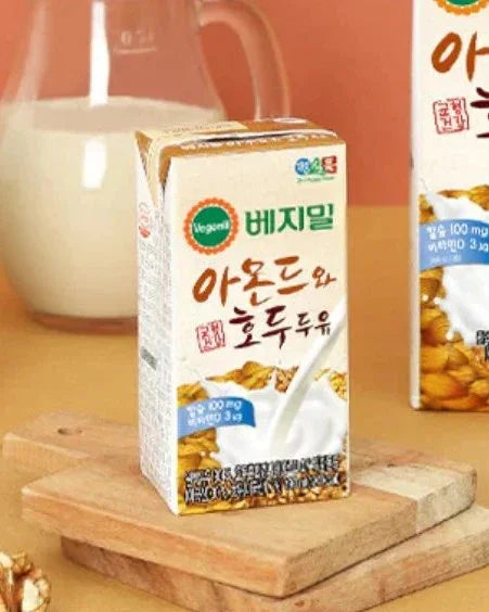 Jungsikpum Vegemil Almond & Walnut Soymilk 190ml - DotAsia