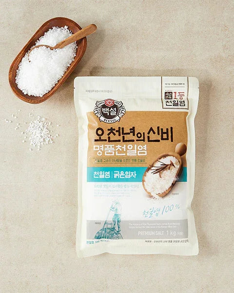 Beksul 5000-Year Premium Sea Salt Coarse Grain 1kg 1 - DotAsia