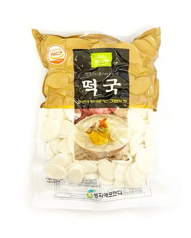 Seongji Rice Cake for Soup 1kg - Refrigerated 2 - DotAsia