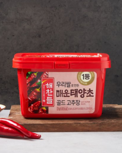 해찬들 매운 태양초 골드 고추장 1kg - DotAsia :: 유럽 최대 아시아 식품 온라인몰 | 한국 K-Food ·일본·중국 식품 전문