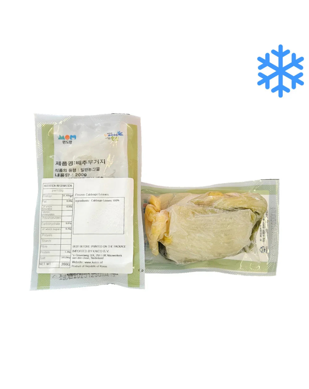 완도맘 냉동 배추우거지 200g - 냉동 - DotAsia