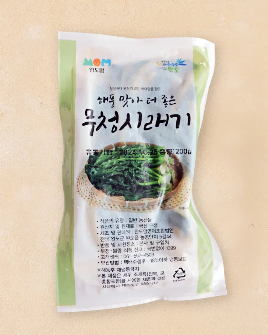 완도맘 냉동뭇청시래기 200g - 냉동 - DotAsia