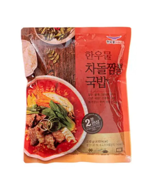 한우물 차돌짬뽕 국밥 210g - 냉동 - DotAsia :: 유럽 최대 아시아 식품 온라인몰 | 한국 K-Food ·일본·중국 식품 전문
