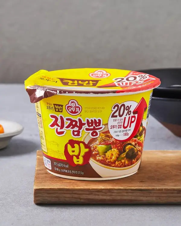 오뚜기 컵밥 진짬뽕밥 217.5g - DotAsia :: 유럽 최대 아시아 식품 온라인몰 | 한국 K-Food ·일본·중국 식품 전문