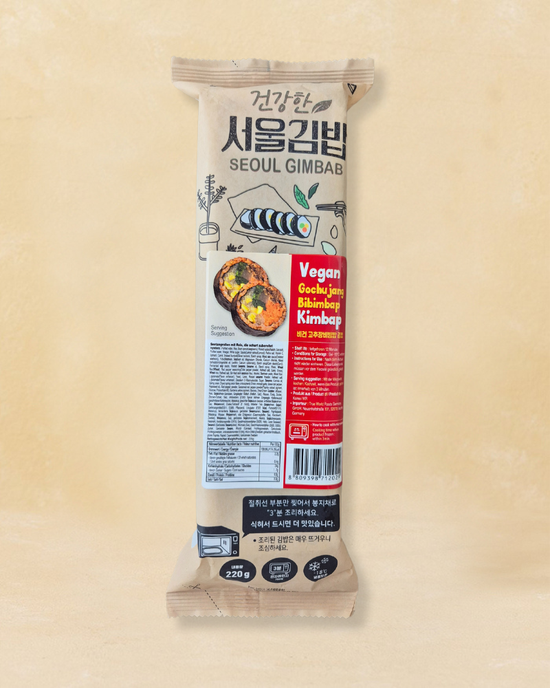 농협 건강한 서울김밥 비건 고추장 비빔밥 220g - 냉동 - DotAsia :: 유럽 최대 아시아 식품 온라인몰 | 한국 K-Food ·일본·중국 식품 전문