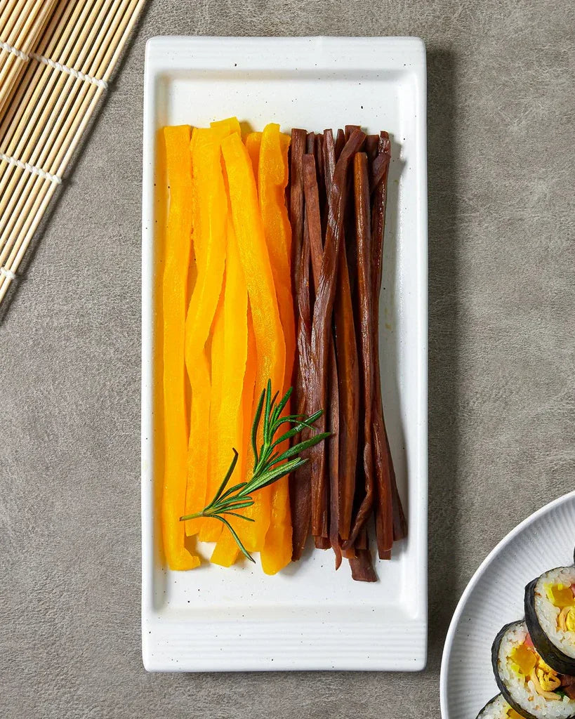 Matsarang Gimbap Friend Burdock Root and Pickled Radish 240g - Refrigerated 1 - DotAsia