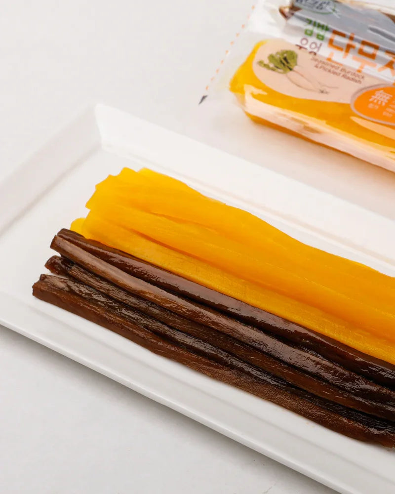 Surasang Gimbap Friend Burdock Root and Yellow Pickled Radish 240g - Refrigerated - DotAsia