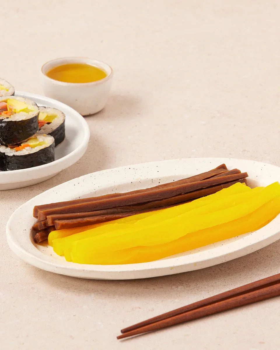 Chungjungone Burdock Root and Yellow Pickled Radish 250g - Refrigerated 2 - DotAsia