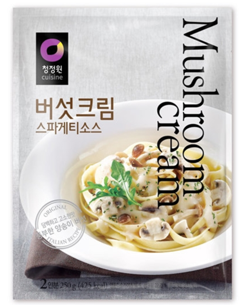 청정원 버섯크림 스파게티소스 250g - DotAsia :: 유럽 최대 아시아 식품 온라인몰 | 한국 K-Food ·일본·중국 식품 전문