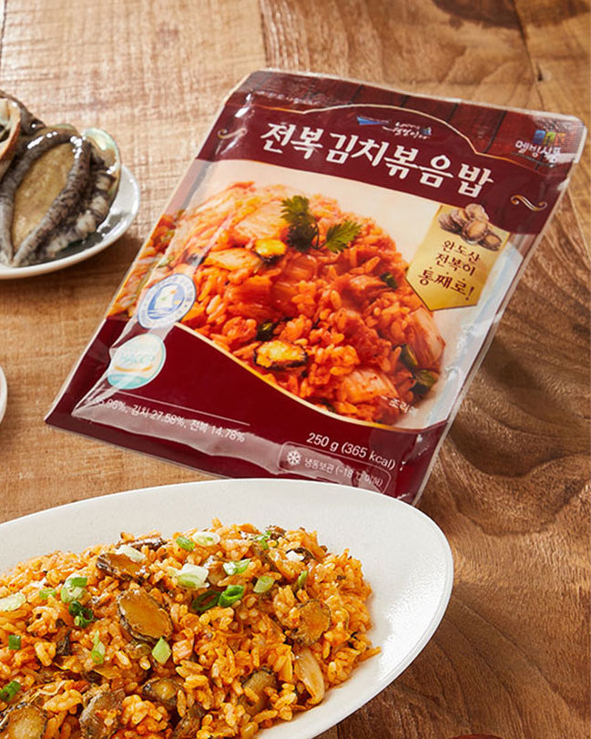 완도사랑 전복김치 볶음밥 250g - 냉동 - DotAsia :: 유럽 최대 아시아 식품 온라인몰 | 한국 K-Food ·일본·중국 식품 전문