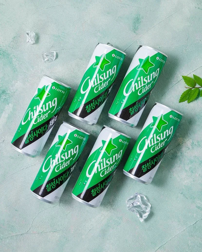 Lotte Chilsung Cider Zero 250ml 2 - DotAsia