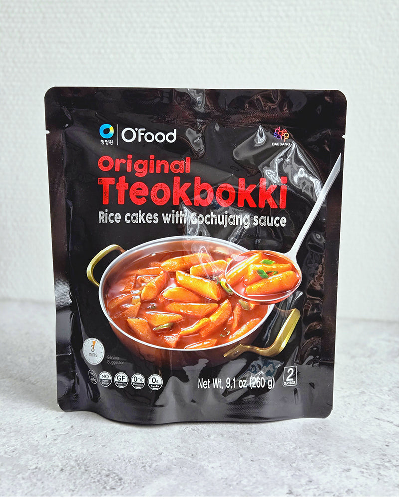 청정원 오푸드 오리지날 떡볶이 260g - DotAsia :: 유럽 최대 아시아 식품 온라인몰 | 한국 K-Food ·일본·중국 식품 전문