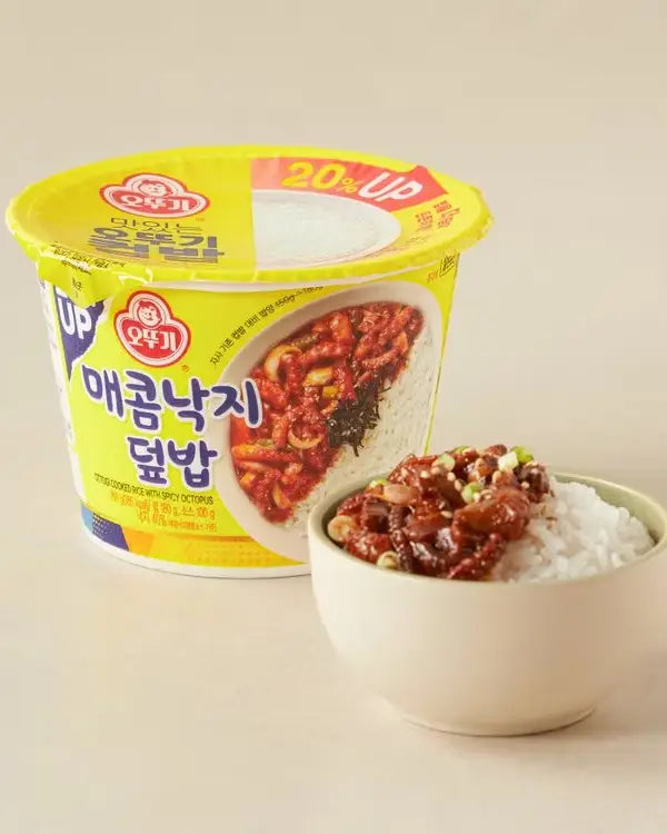 오뚜기 컵밥 매콤낙지덮밥 280g - DotAsia :: 유럽 최대 아시아 식품 온라인몰 | 한국 K-Food ·일본·중국 식품 전문
