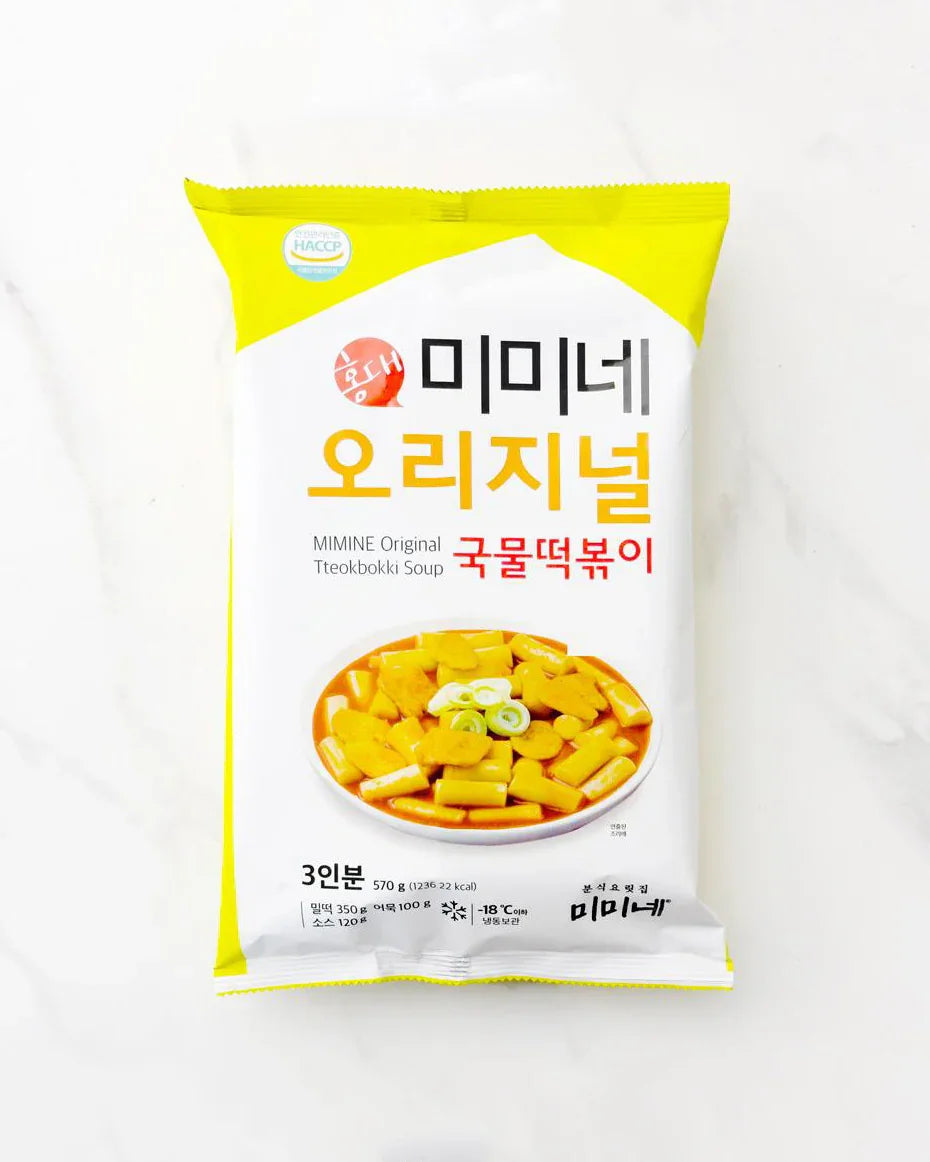 미미네 오리지널 국물떡볶이 3인 570g - 냉동 - DotAsia